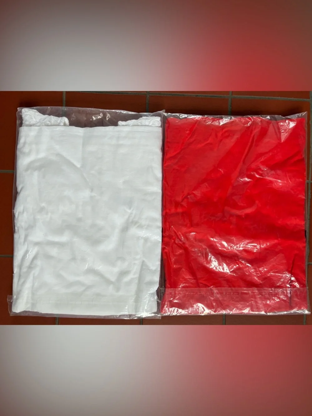 Lot of 2 NWT Talbots Shell Tunics with White Floral Embroidery Red and White 3XP - Picture 5 of 16